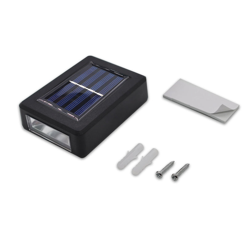 Kit 2 Luminárias Solares Slim de Parede com Foco – Iluminação Automática e Elegante