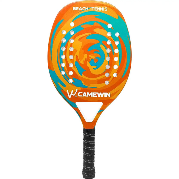Raquete de Tênis de Praia Camewin Original Light – Fibra de Carbono e Fibra de Vidro com Capa Protetora