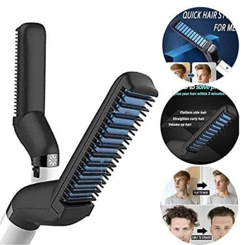 Prancha Alisadora para Barba e Cabelo – Estilo e Praticidade em Minutos