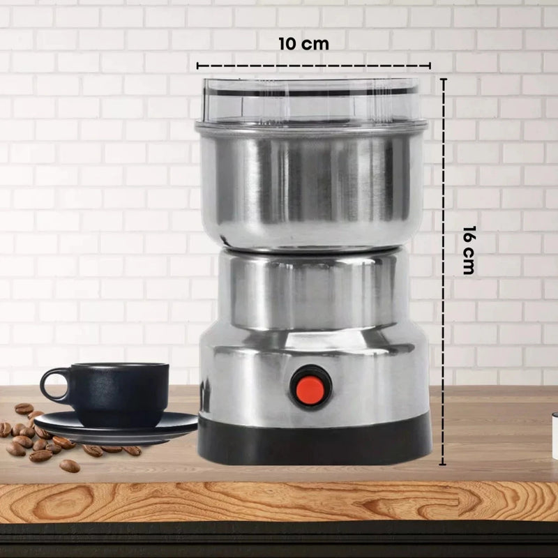 Moedor de Café e Especiarias 110V - 4 Lâminas em Aço Inoxidável | Alta Potência e Praticidade