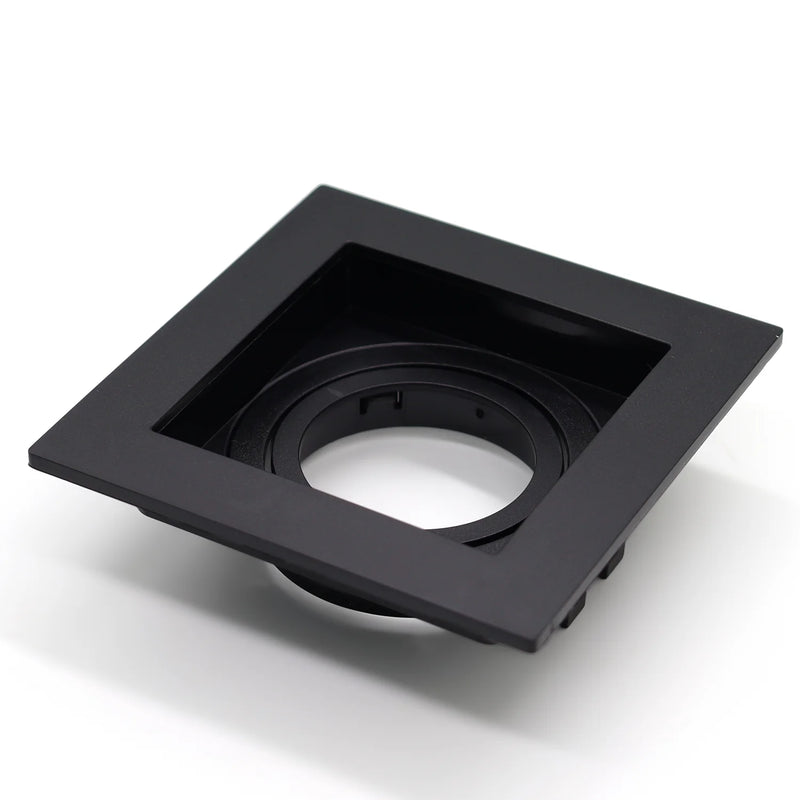 Suporte Recuado Embutido MR16 Quadrado – Design Sofisticado com Iluminação Direcionada