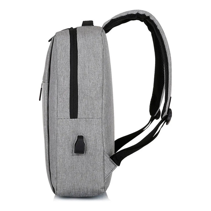 Mochila Executiva Impermeável para Notebook 15.6” com Entrada USB – Leveza, Segurança e Estilo para Todos os Momentos