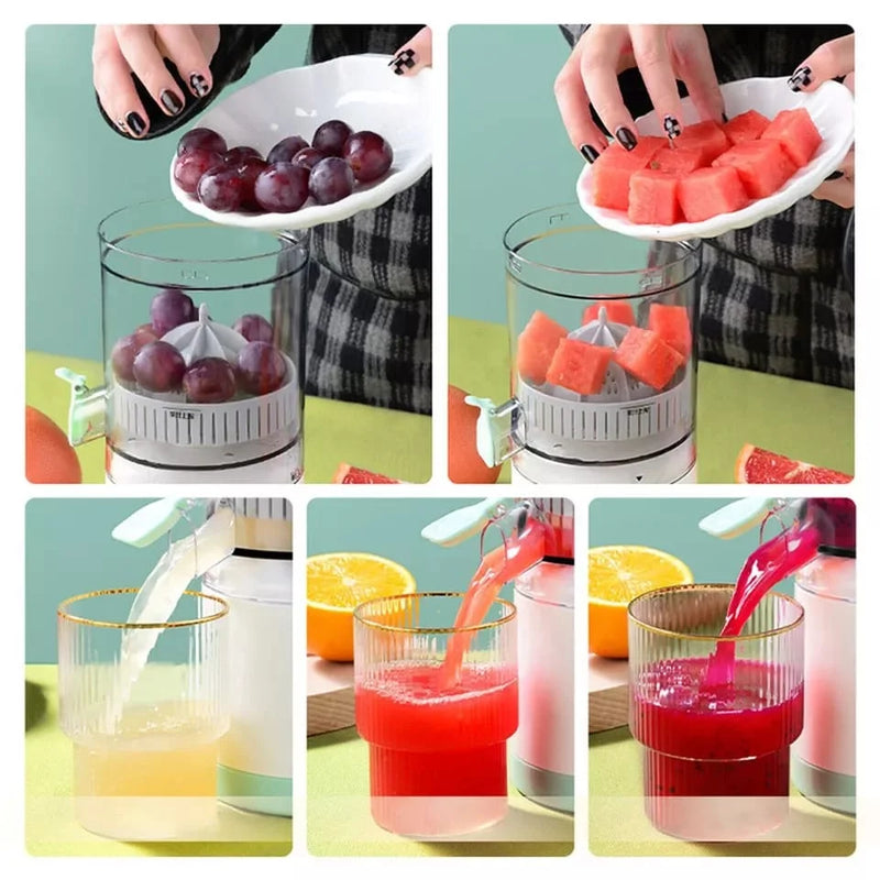 Espremedor de Frutas Elétrico Portátil – Sucos Frescos Onde e Quando Você Quiser