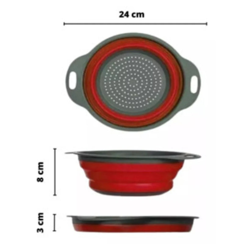 Escorredor Retrátil de Silicone – Praticidade e Funcionalidade para Sua Cozinha