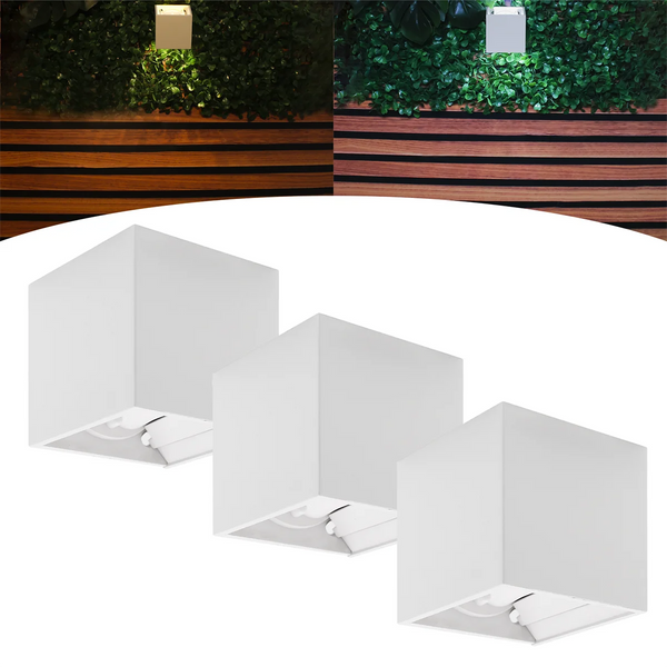 Kit com 3 Arandelas Mini LED 3W Brancas – Beleza e Iluminação em Cada Detalhe