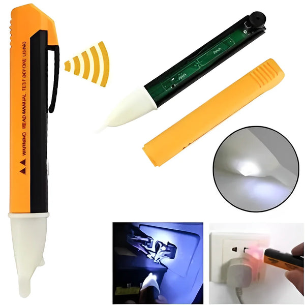 Caneta Testadora de Tensão Sonora e Luminosa – Detecção Rápida e Segura