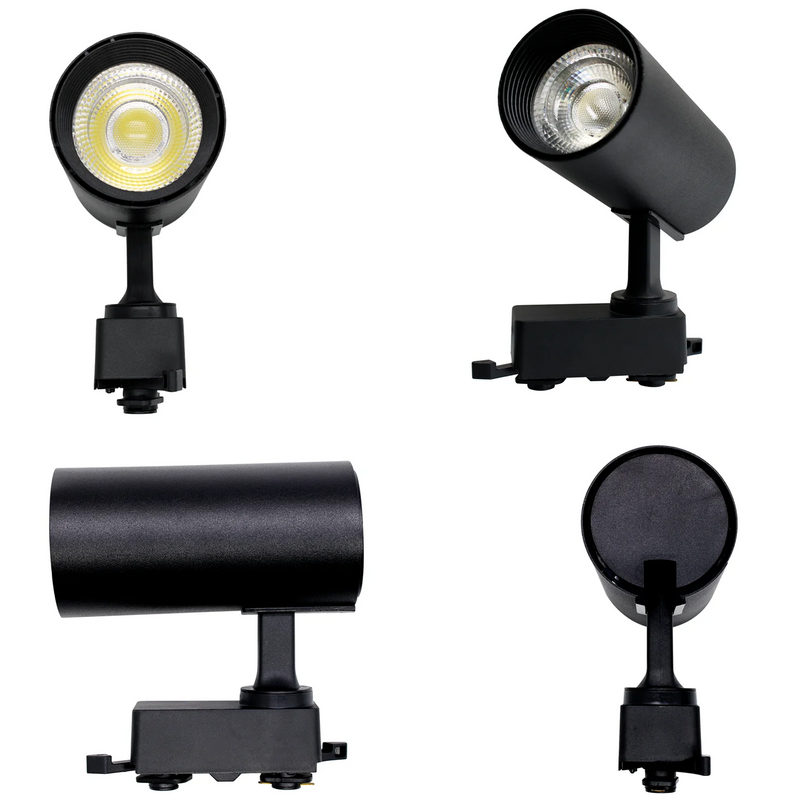 Kit Trilho Eletrificado 4m Preto + 10 Spots LED 10W Luz Fria – Iluminação Moderna, Eficiente e Econômica