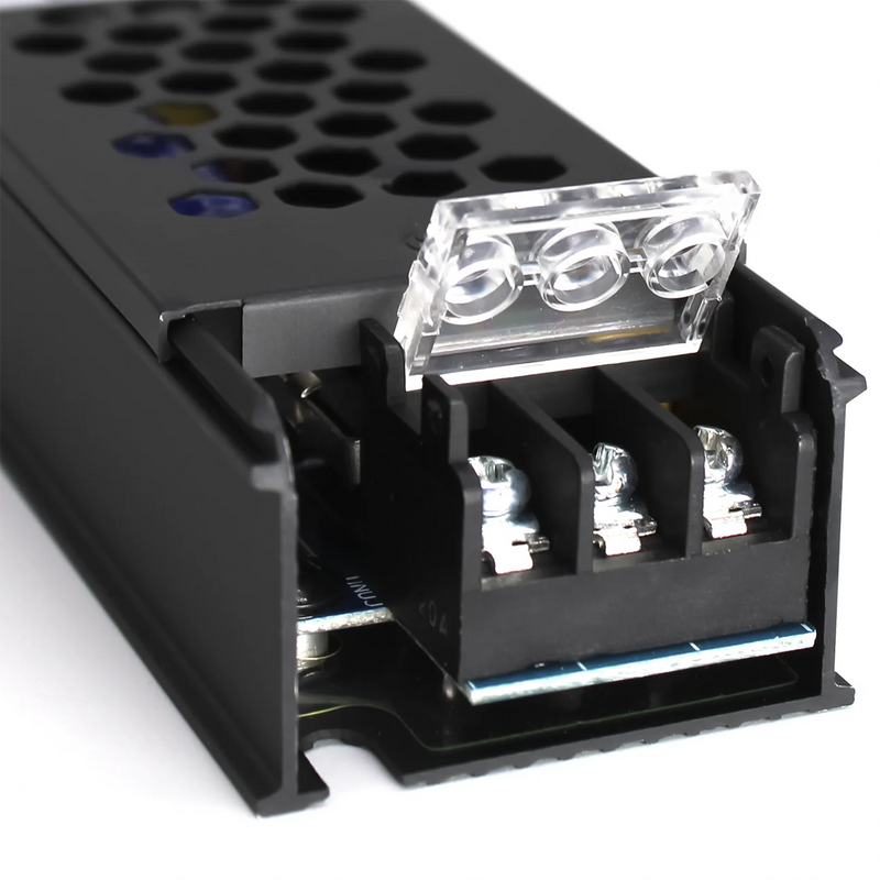 Fonte de Alimentação 5A 60W 12V para Fita de LED Automotiva, CFTV e Som