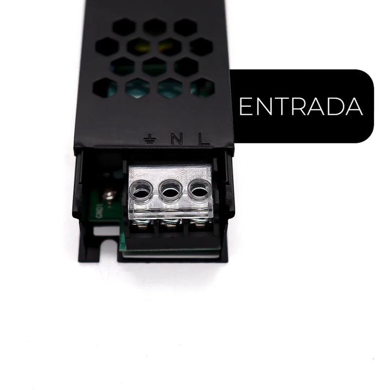 Fonte de Alimentação 10A 12V 120W - Para Câmeras CFTV, Fitas LED e Som Automotivo