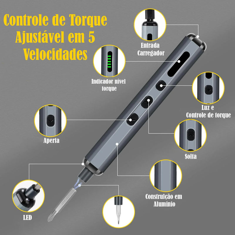 Chave Fenda Philips Elétrica Sem Fio – Precisão e Potência na Palma da Sua Mão