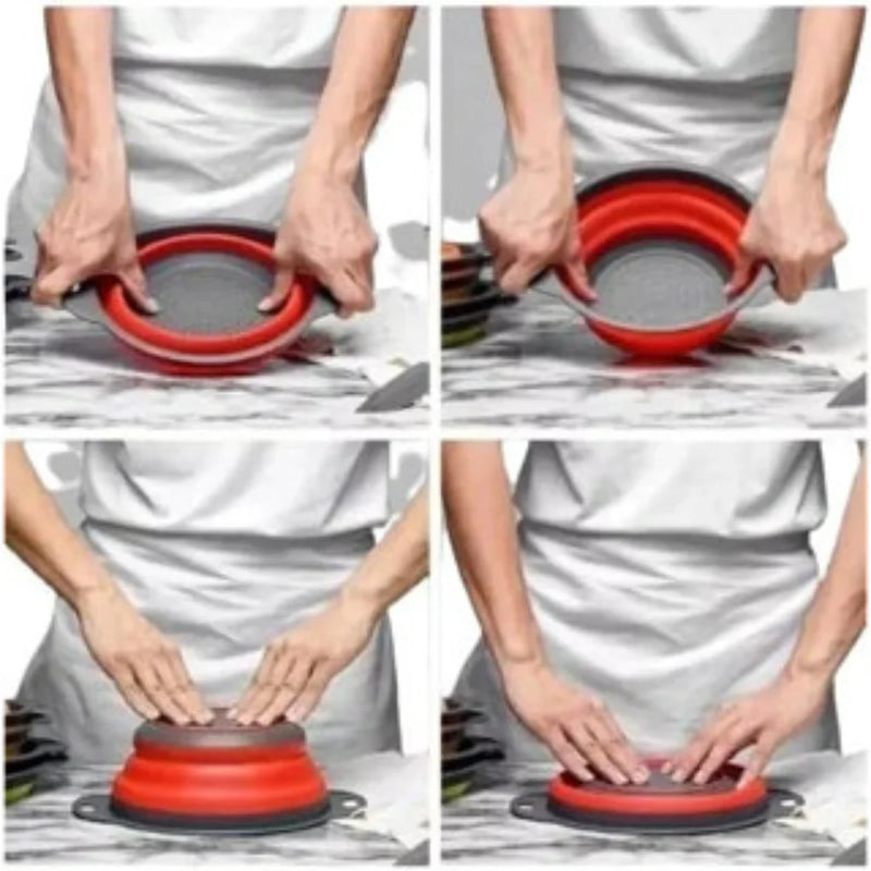 Escorredor Retrátil de Silicone – Praticidade e Funcionalidade para Sua Cozinha