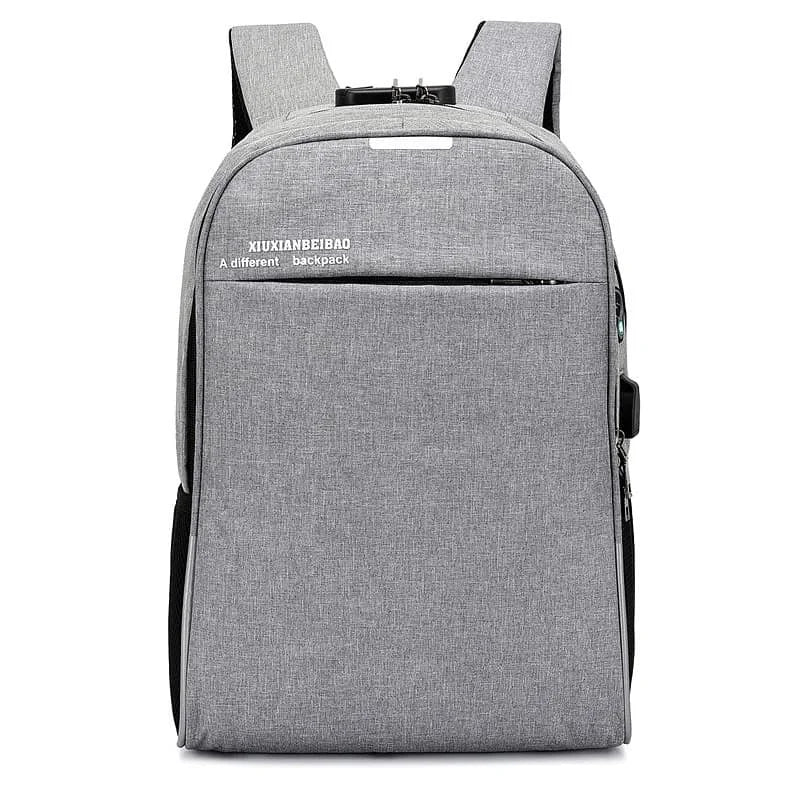 Mochila Masculina Executiva Anti-Furto com Entrada USB e Cadeado com Senha – Segurança, Estilo e Praticidade em Um Só Produto