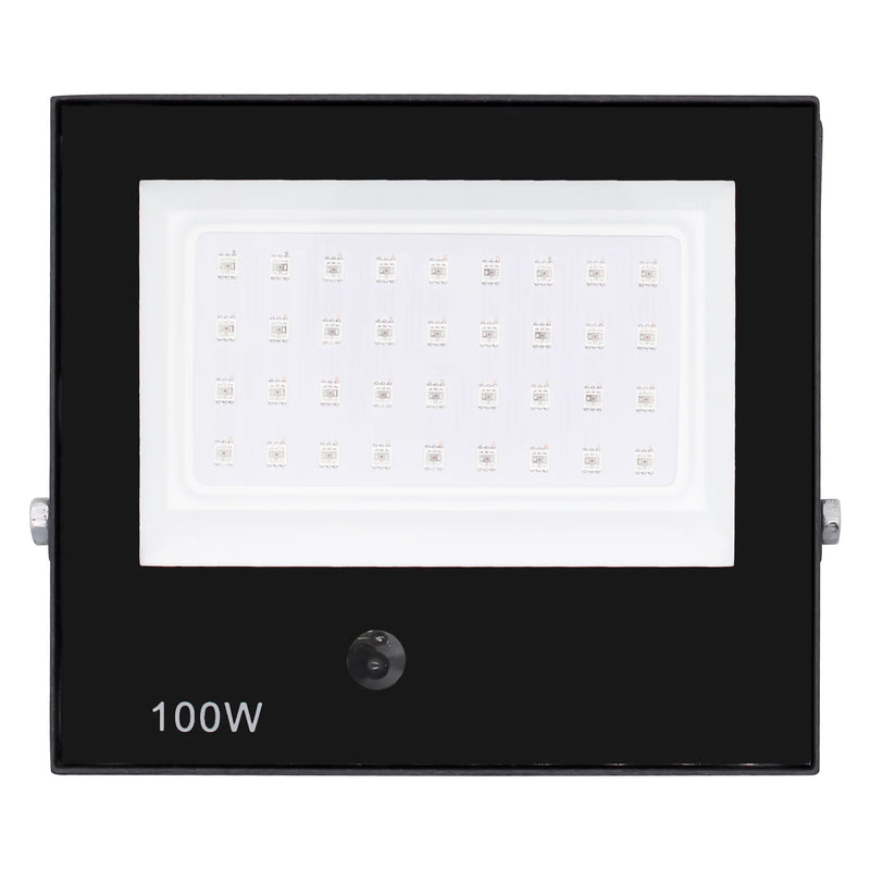 Refletor LED Spotlight 100W RGB – Com Controle Remoto Externo
