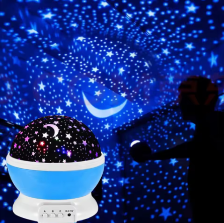 Luminária Projetor de Estrelas 360º – Encante Seu Espaço com um Universo de Luz