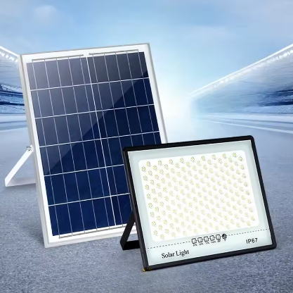 Holofote de LED com Energia Solar MTX-2 WE – Iluminação Eficiente e Sustentável para Ambientes Externos