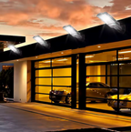 Luzes de LED Solares com Sensor de Movimento e Controle Remoto – Potência, Segurança e Sustentabilidade para o Seu Espaço Externo