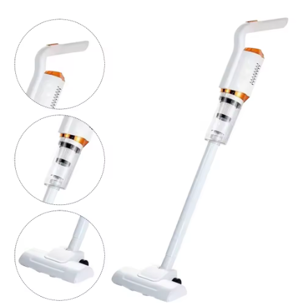 Aspirador de Pó Portátil Sem Fio Vertical Multifuncional Branco – Liberdade, Potência e Eficiência em Suas Mãos