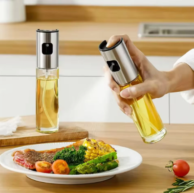 Spray Pulverizador de Azeite e Vinagre 100ml – Mais Sabor, Menos Excesso