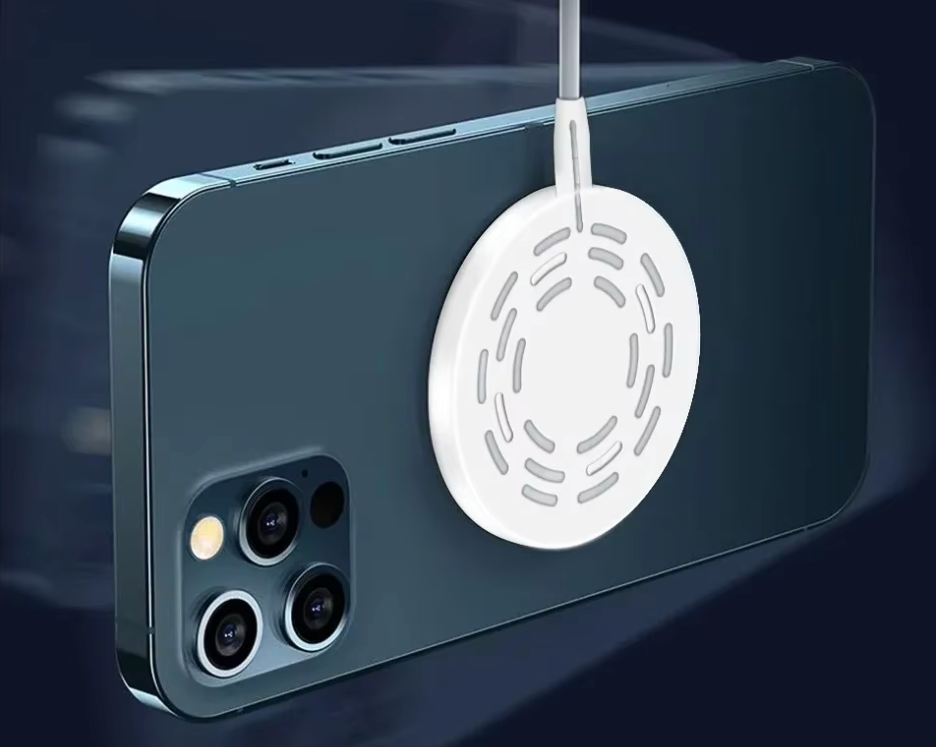 Carregador por Indução Branco – Carregamento Rápido, Magnético e Sem Fio