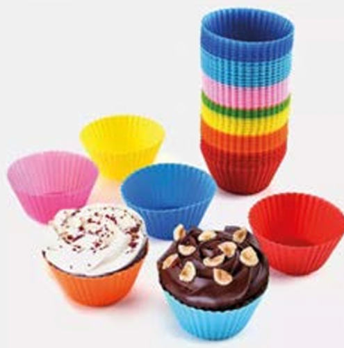 Forma de Silicone para Cupcake/Muffin – Praticidade e Diversão na Sua Cozinha