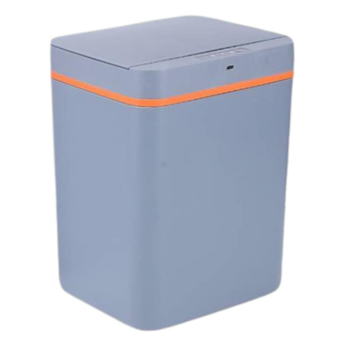 Lixeira Automática 15L com Sensor de Movimento Cinza – Tecnologia e Higiene no Seu Dia a Dia