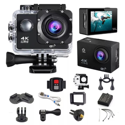 Câmera Filmadora 4K Ultra HD Esportiva com Wi-Fi – À Prova D’Água | Capture Emoções em Alta Definição