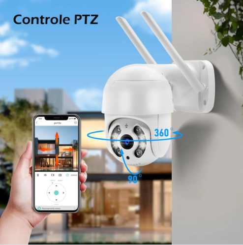Câmera IP Inteligente BM-IP170 YOUSEE Branco – Segurança de Alta Performance ao Seu Alcance