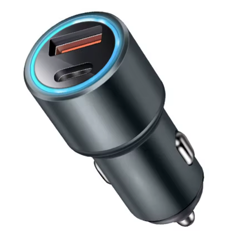 Carregador Veicular Turbo 60W 9.1A CJ13-4 – Potência e Segurança Para Suas Viagens