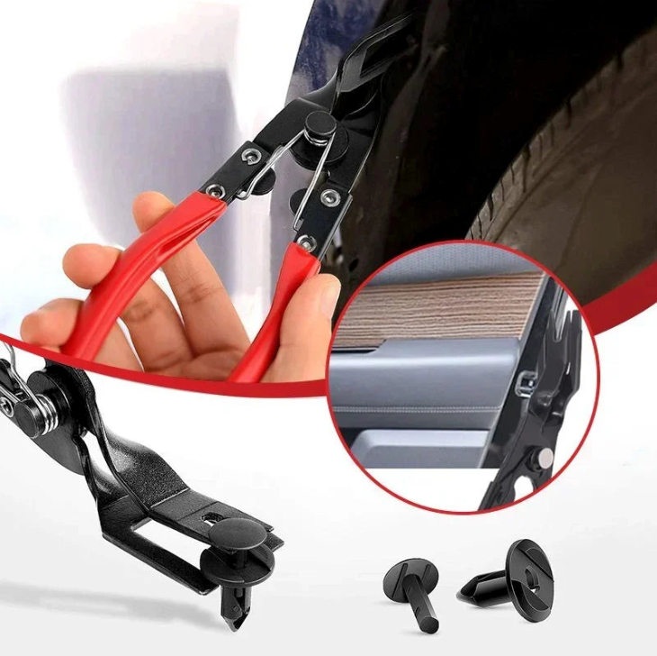 Alicate de Remoção de Clipes Profissional | Remova Fixadores com Precisão e Sem Danos