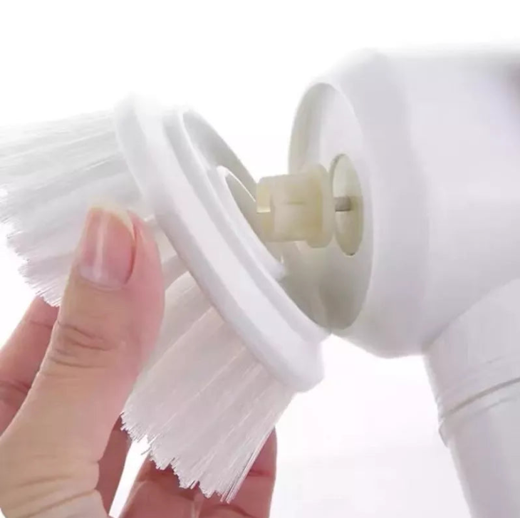 Escova Elétrica de Limpeza 5 em 1 – Mais Praticidade, Menos Esforço