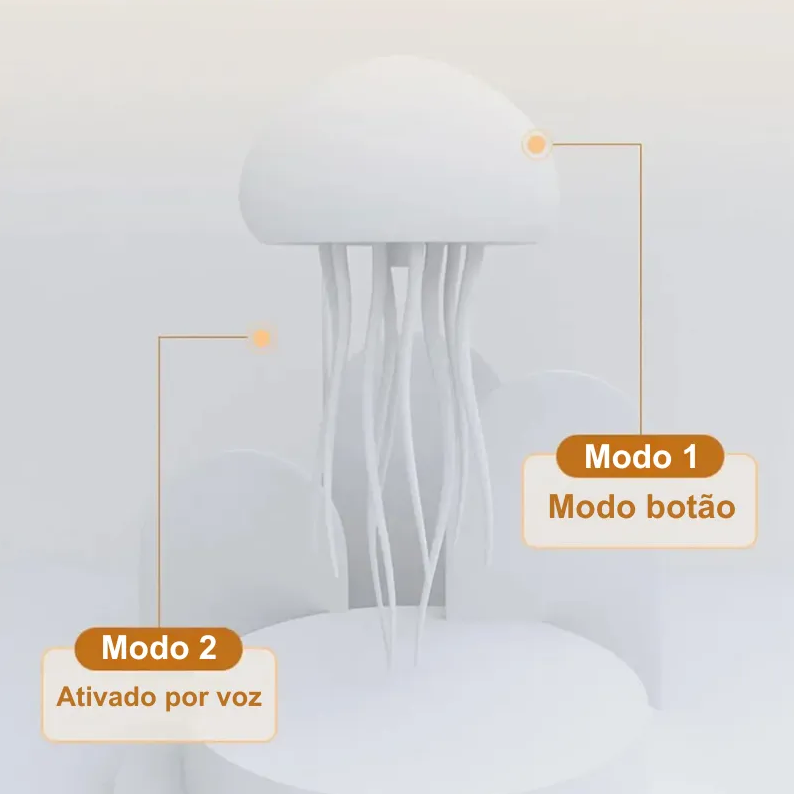 Lâmpada de Água-Viva com Pernas Dançantes Flutuantes