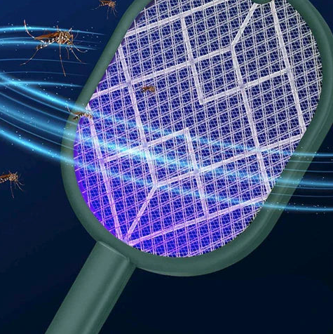 Raquete Elétrica Mata Mosquito com LED Ultravioleta – Sono Tranquilo Garantido