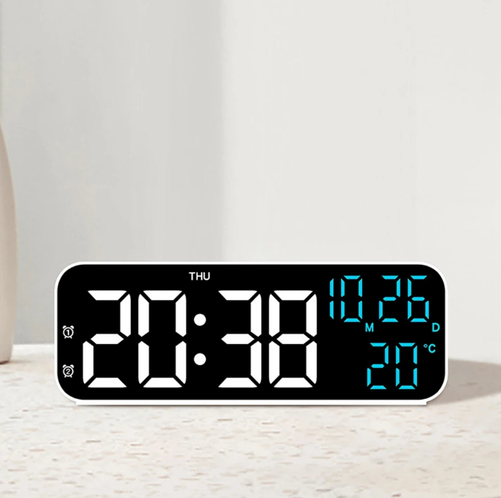 Relógio Despertador Digital com Display LED – Modernidade, Funcionalidade e Estilo na Sua Rotina
