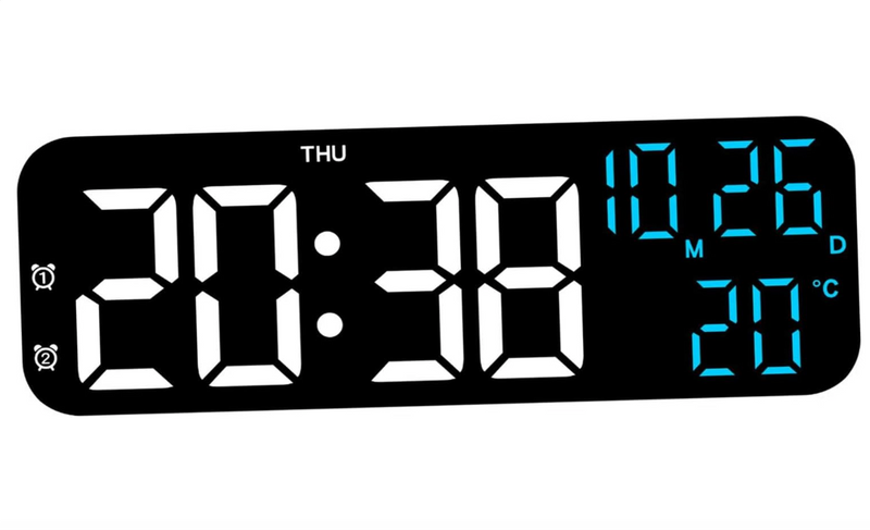 Relógio Despertador Digital com Display LED – Modernidade, Funcionalidade e Estilo na Sua Rotina