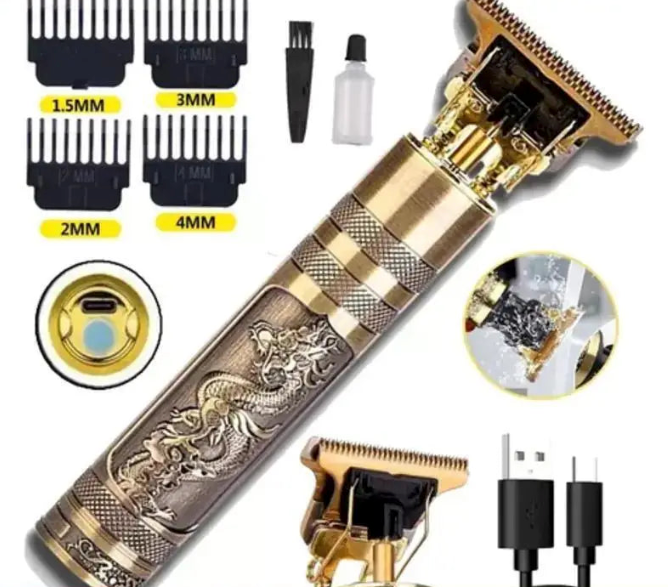 Máquina de Cortar Cabelo Profissional – Acabamento de Alta Precisão e Estilo Incomparável