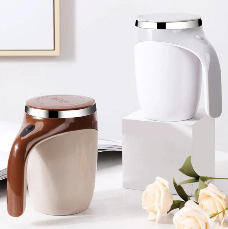 Caneca Térmica Mixer de Inox – Mistura Automática para sua Bebida Perfeita