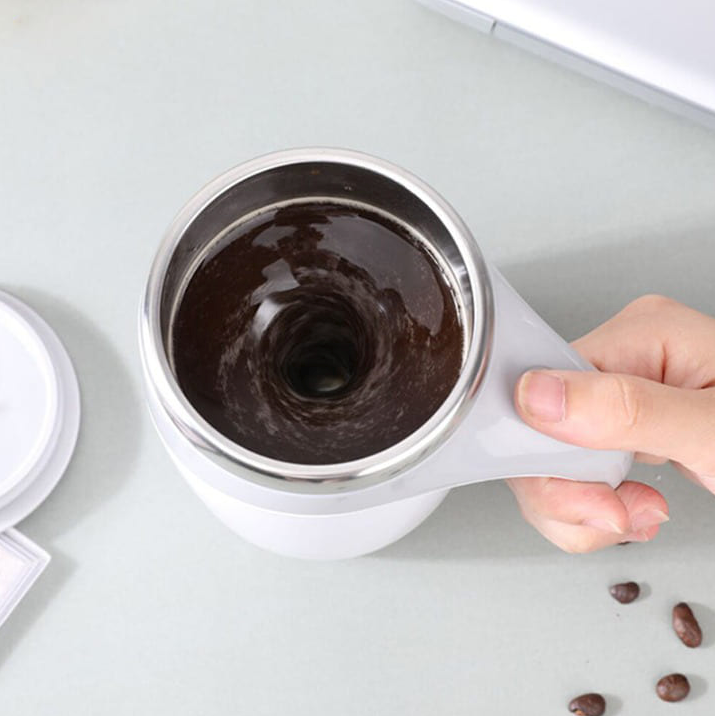Caneca Térmica Mixer de Inox – Mistura Automática para sua Bebida Perfeita