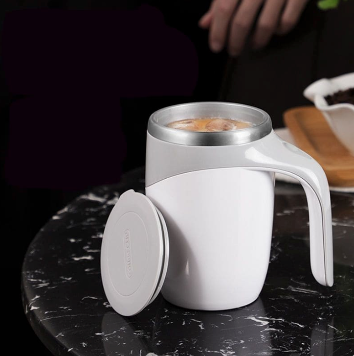 Caneca Térmica Mixer de Inox – Mistura Automática para sua Bebida Perfeita