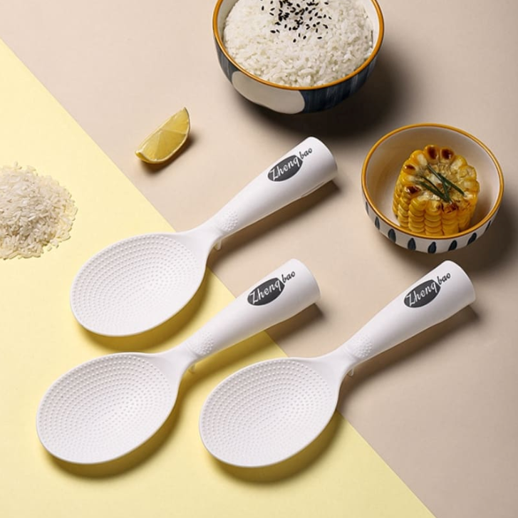 Colher de Arroz Antiaderente – Sirva com Facilidade e Sem Grudar