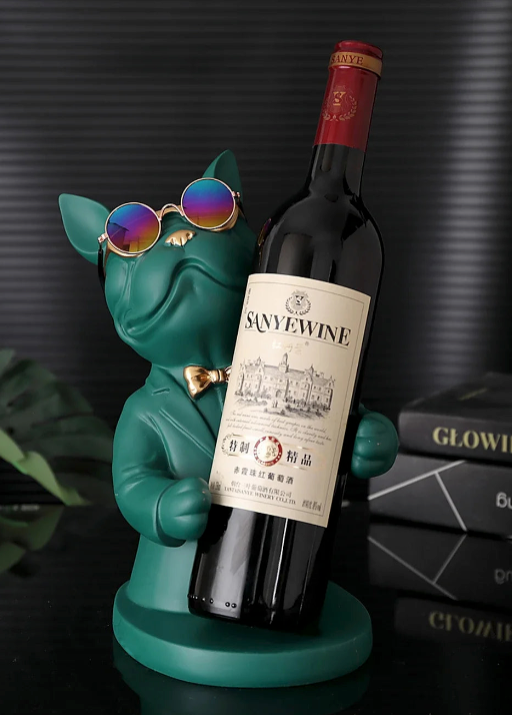 Estátua Bulldog Premium Porta Vinho – Sofisticação e Estilo na Sua Decoração
