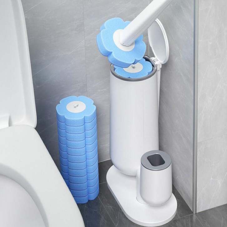 Escova Sanitária Descartável  – Limpeza Prática, Higiênica e Sem Sujeira