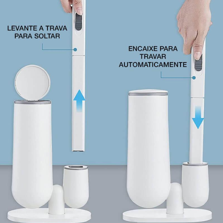 Escova Sanitária Descartável  – Limpeza Prática, Higiênica e Sem Sujeira