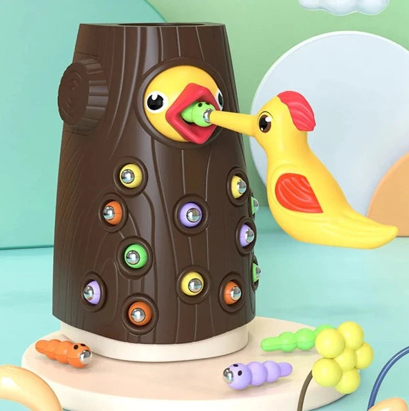 Brinquedo Magnetic Bird – Coordenação, Diversão e Aprendizado em Cada Movimento