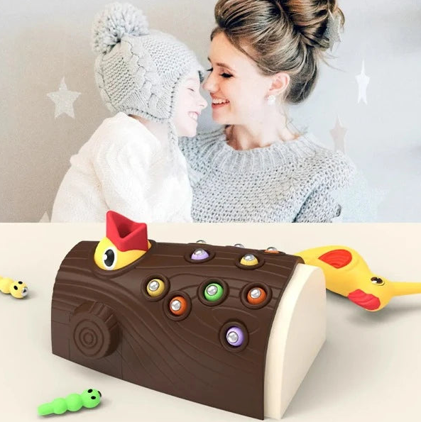 Brinquedo Magnetic Bird – Coordenação, Diversão e Aprendizado em Cada Movimento