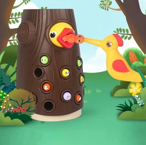 Brinquedo Magnetic Bird – Coordenação, Diversão e Aprendizado em Cada Movimento