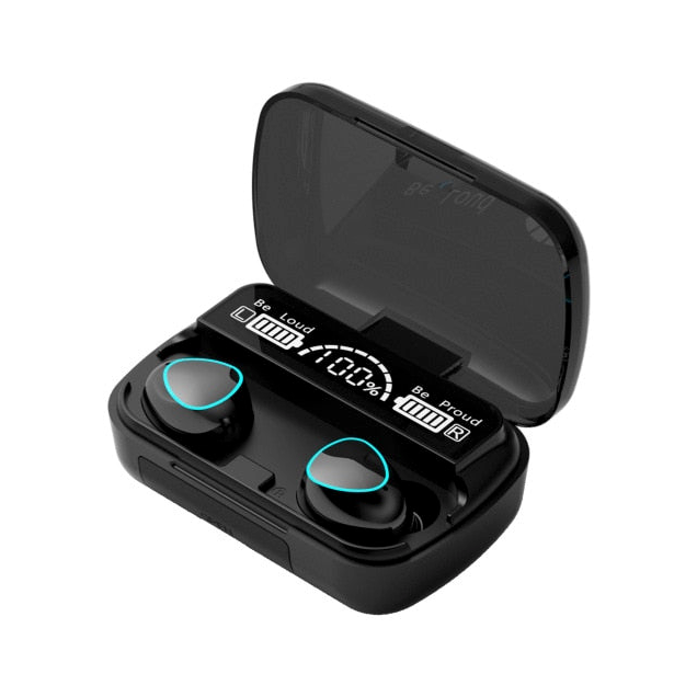 Fone Bluetooth M10 Sem Fio Display Digital - Preto