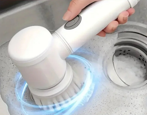 Escova de Limpeza Elétrica Multifuncional – Potência e Agilidade na Palma da Sua Mão