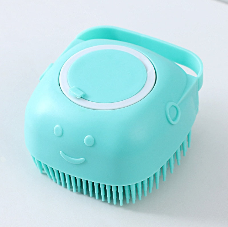 Escova de Silicone para Banho com Dispenser Integrado – Praticidade e Conforto para Toda a Família