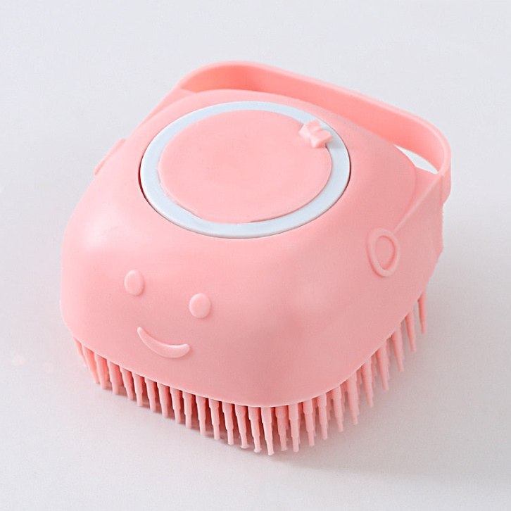 Escova de Silicone para Banho com Dispenser Integrado – Praticidade e Conforto para Toda a Família