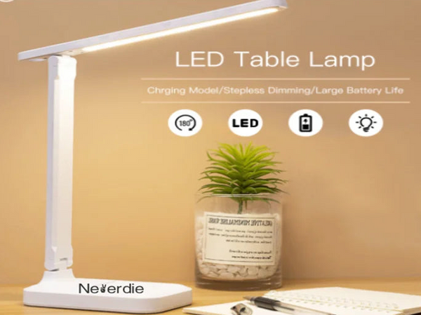 Luminária de Leitura Ajustável com 16 LEDs – Iluminação Perfeita para Estudo e Relaxamento
